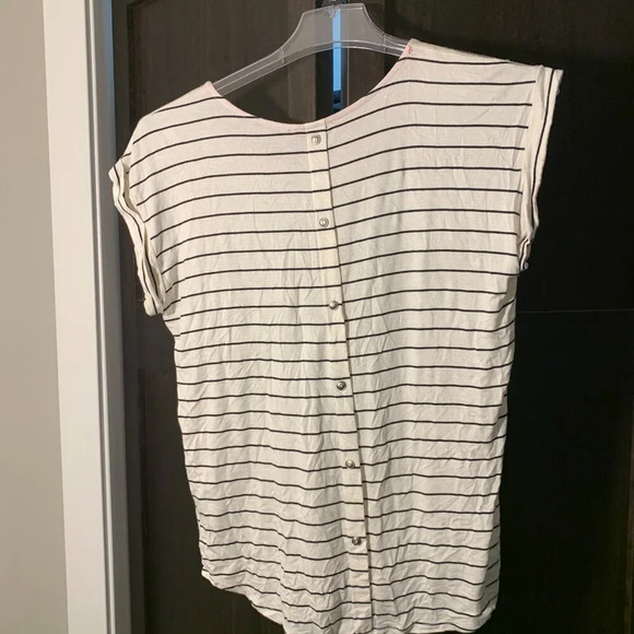 Papermoon black and white striped shirt - Picture 6 of 6